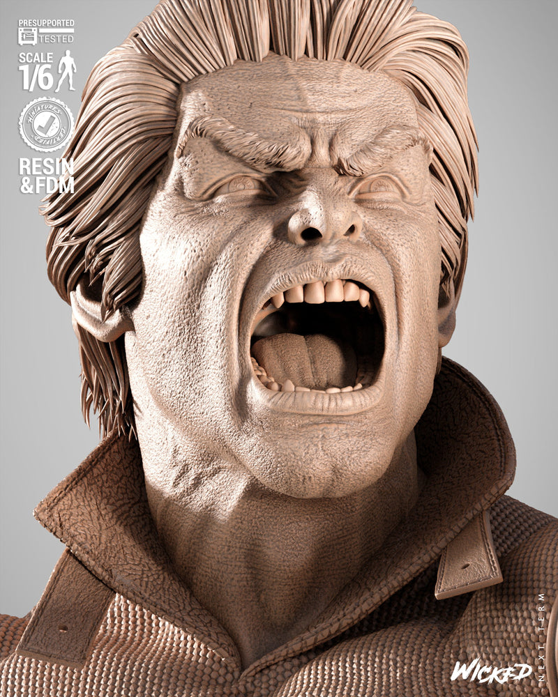 Banshee Sculpture resin statue kit view 4