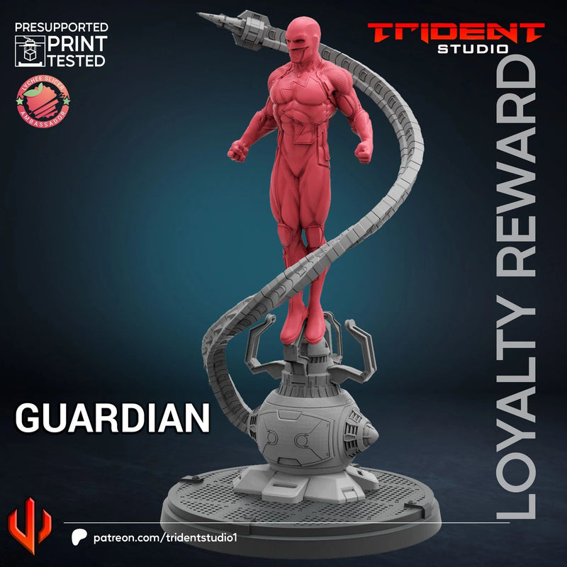 Guardian Marvel MCP-compatible 40mm resin proxy miniature by Trident Miniatures - product image 4
