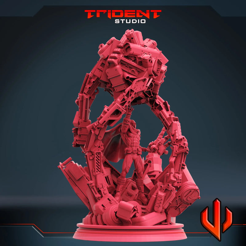 Magneto Marvel MCP-compatible 40mm resin proxy miniature by Trident Miniatures - product image 4