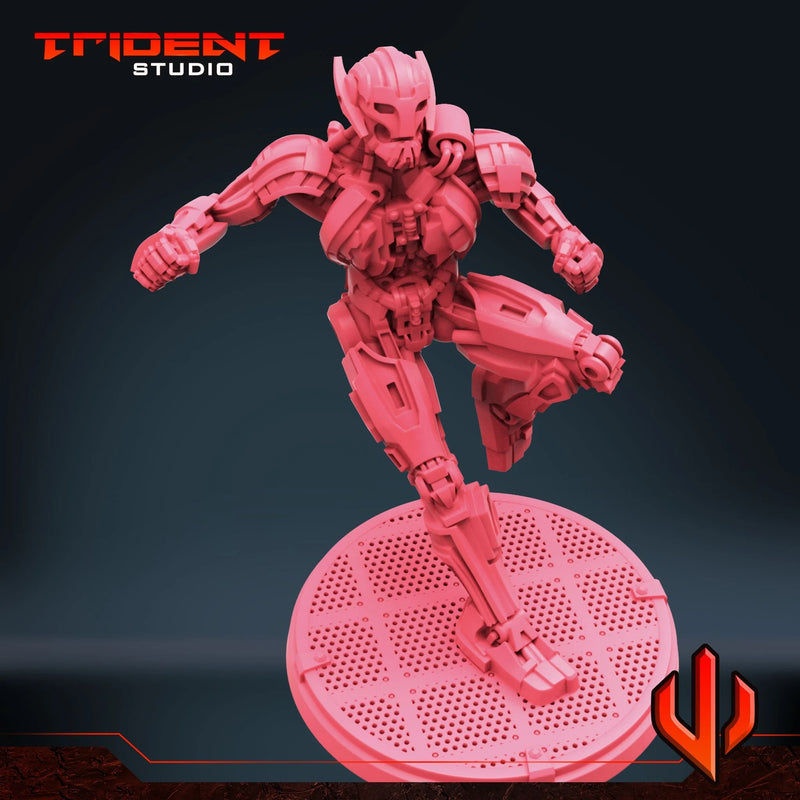 Ultron Drone Multiverse - Sculpt E Marvel MCP-compatible 40mm resin proxy miniature by Trident Miniatures - product image 4