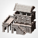 Middle Earth Town 3D printed terrain view 4