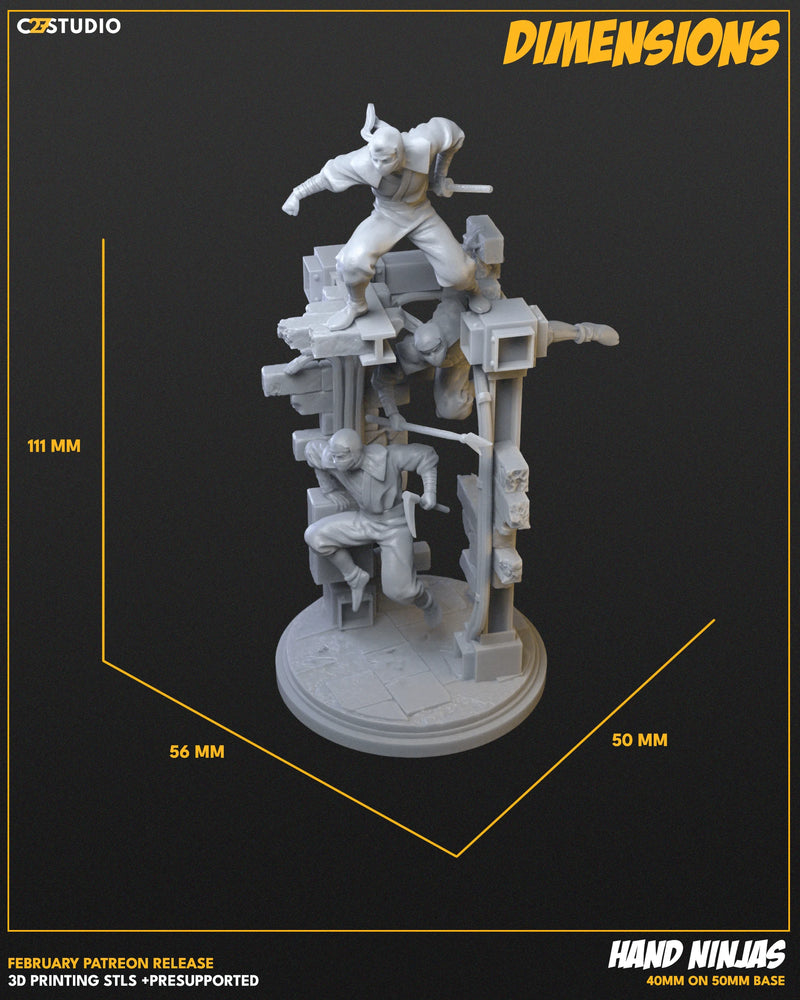 Hand NInjas Marvel MCP-compatible resin miniature by C27 Studios - product image 4