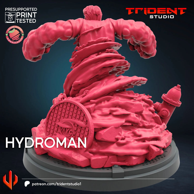 Hydroman Marvel MCP-compatible 40mm resin proxy miniature by Trident Miniatures - product image 4