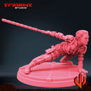 Yelena Belova - Sculpt A Marvel MCP-compatible 40mm resin proxy miniature by Trident Miniatures - product image 4