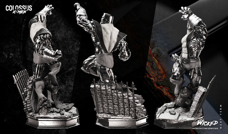 Colossus Sculpture resin statue kit view 4