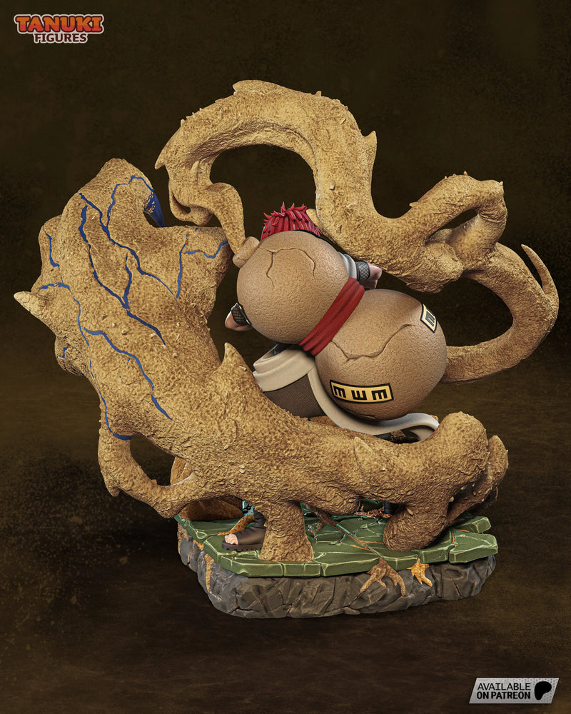 Gaara Resin Statue & Bust - Full Size view 4