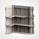 City Ruins WTC Set 01 3D printed terrain view 4