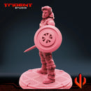 Captain Carter - Sculpt A Marvel MCP-compatible 40mm resin proxy miniature by Trident Miniatures - product image 4