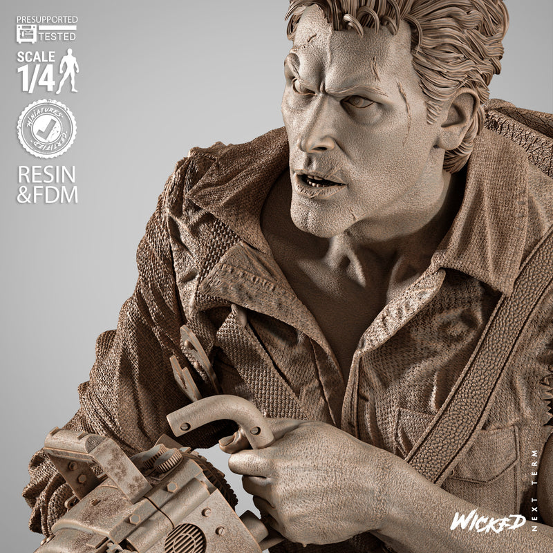 Ash Bust resin bust kit view 4