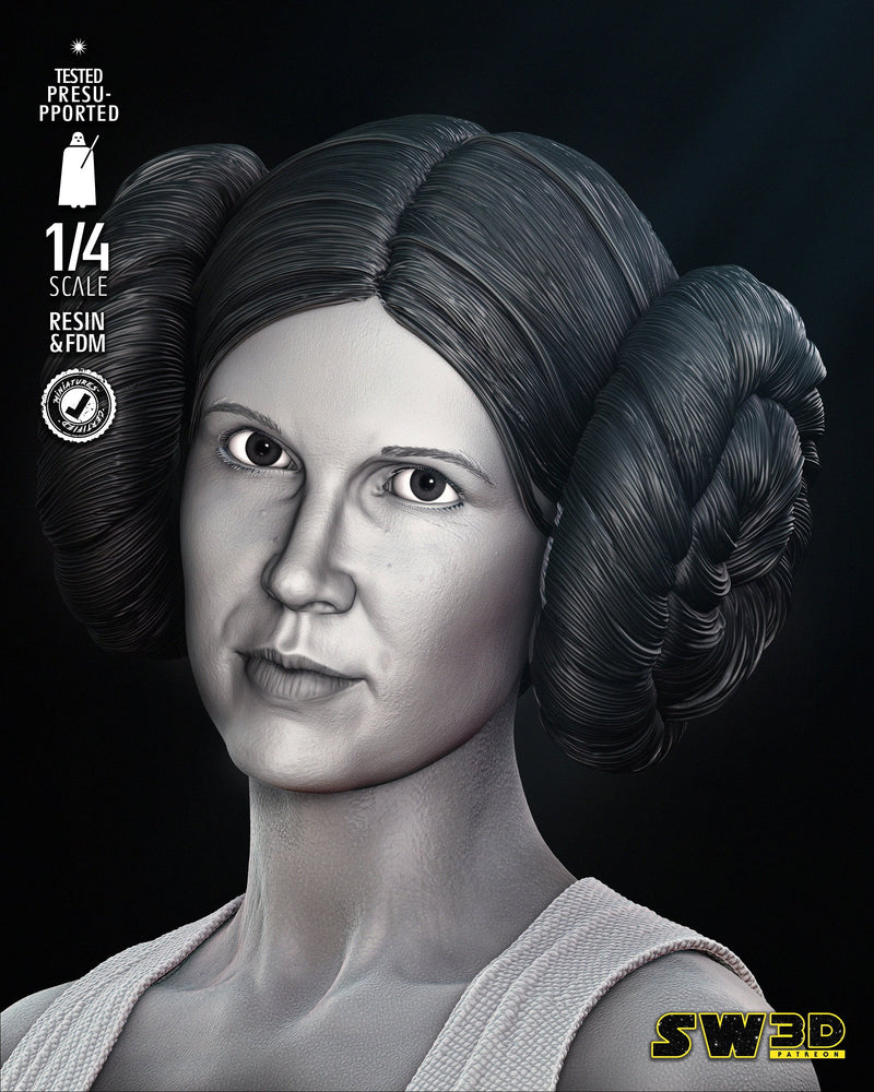 New Hope Leia Bust Portrait