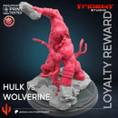 Maestro Vs Wolverine Marvel MCP-compatible 40mm resin proxy miniature by Trident Miniatures - product image 4