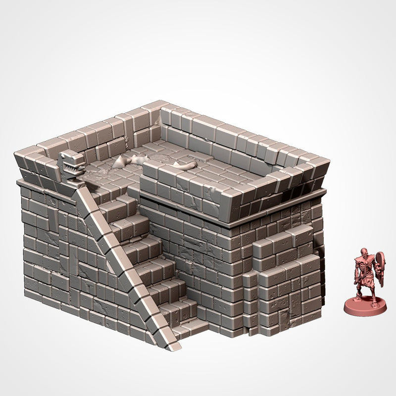 Buildings In The Jungle 3D printed terrain view 4