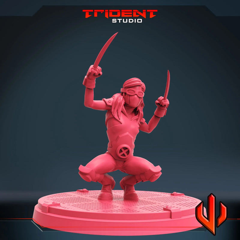 Honey Badger - Sculpt B Marvel MCP-compatible 40mm resin proxy miniature by Trident Miniatures - product image 4