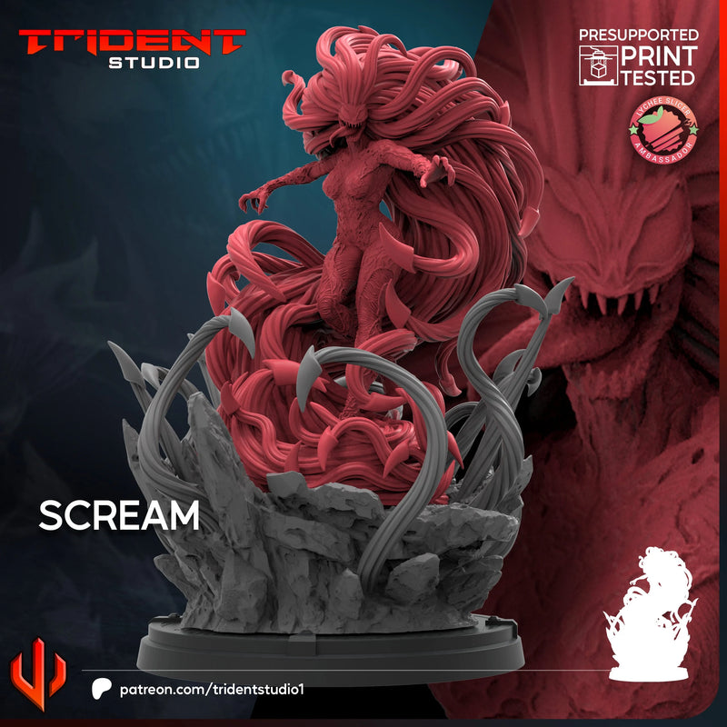 Scream Marvel MCP-compatible 40mm resin proxy miniature by Trident Miniatures - product image 4
