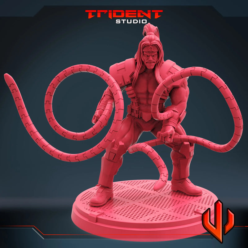 Omega Red - Sculpt A Marvel MCP-compatible 40mm resin proxy miniature by Trident Miniatures - product image 4