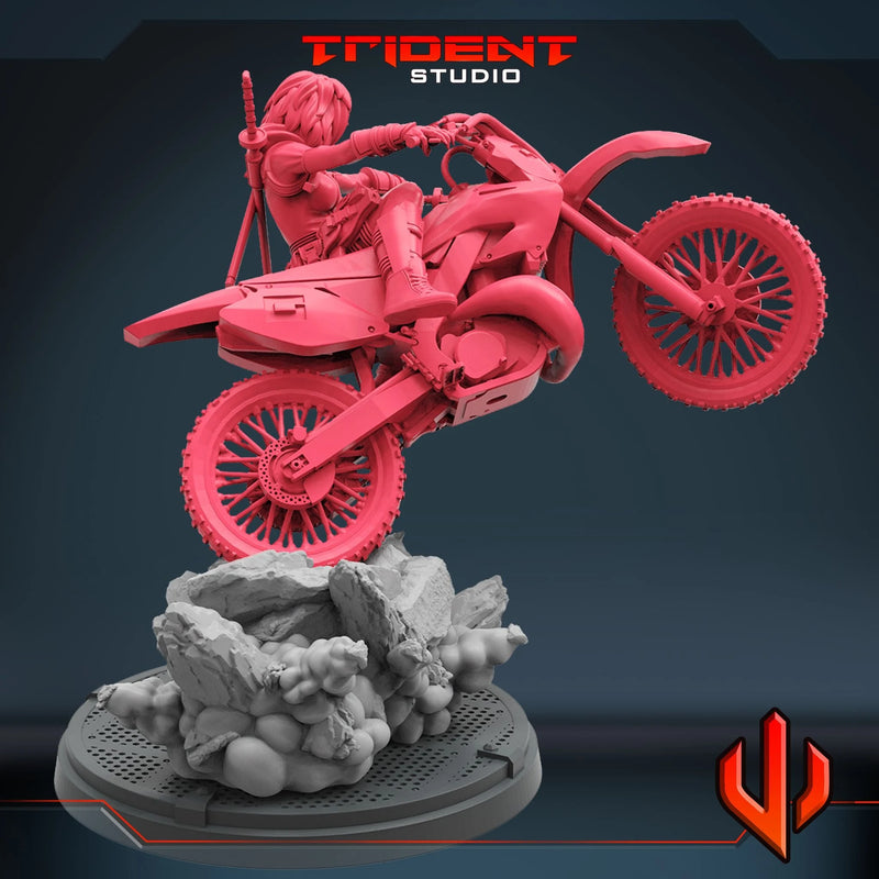 Gwenpool Unmasked Marvel MCP-compatible 40mm resin proxy miniature by Trident Miniatures - product image 4
