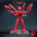 Muscle Gunner Groot Marvel MCP-compatible 40mm resin proxy miniature by Trident Miniatures - product image 4