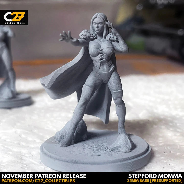 Emma Frost (2 Costumes) Marvel MCP-compatible resin miniature by C27 Studios - product image 4