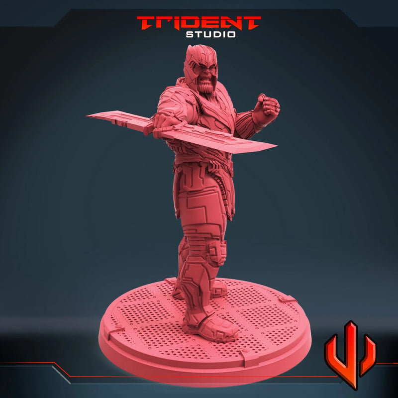 Thanos - Sculpt B Marvel MCP-compatible 40mm resin proxy miniature by Trident Miniatures - product image 4