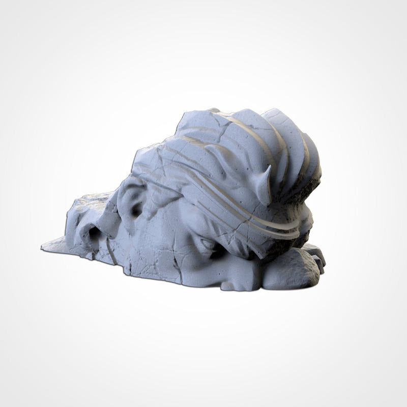 Statues 3D printed terrain view 4