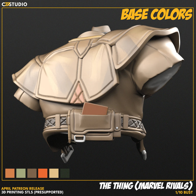 The Thing Rivals Marvel MCP-compatible resin miniature by C27 Studios - product image 4