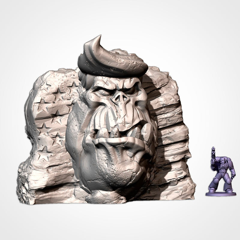 Orcish Monuments II 3D printed terrain view 4