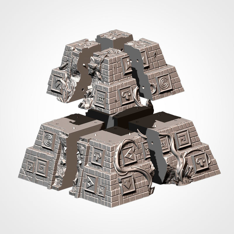 The Lost City 3D printed terrain view 4
