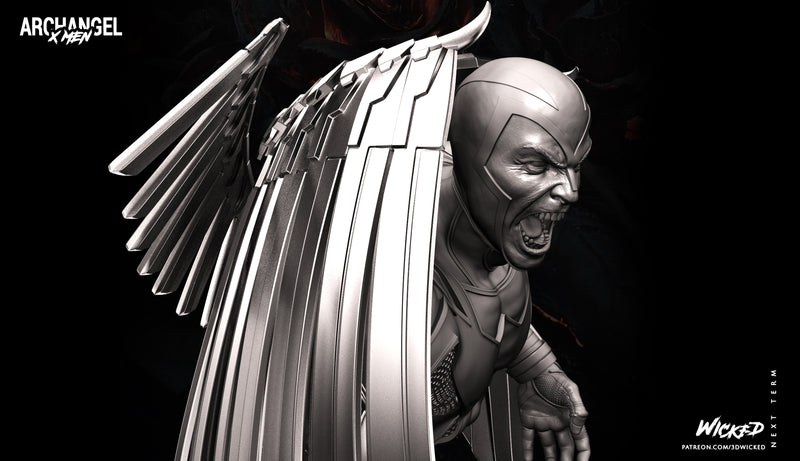 Archangel Bust resin bust kit view 4