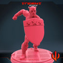 Captain America - Sculpt B Marvel MCP-compatible 40mm resin proxy miniature by Trident Miniatures - product image 4