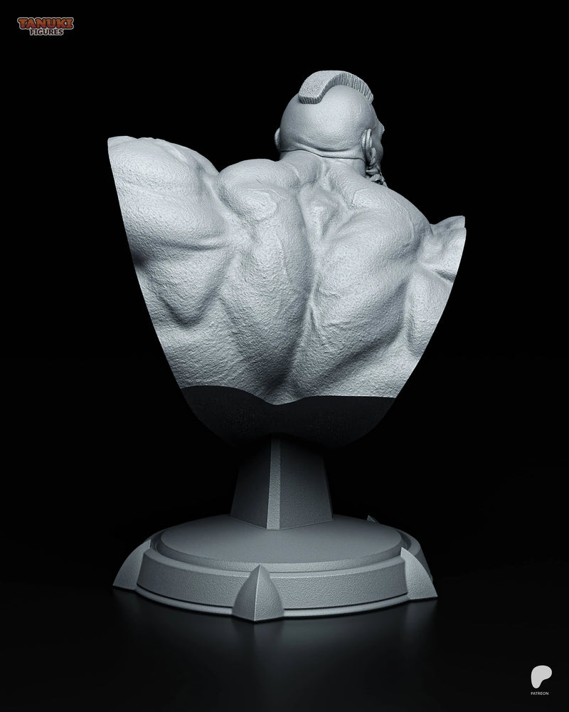 Zangief Resin Statue & Bust - Bust view 4