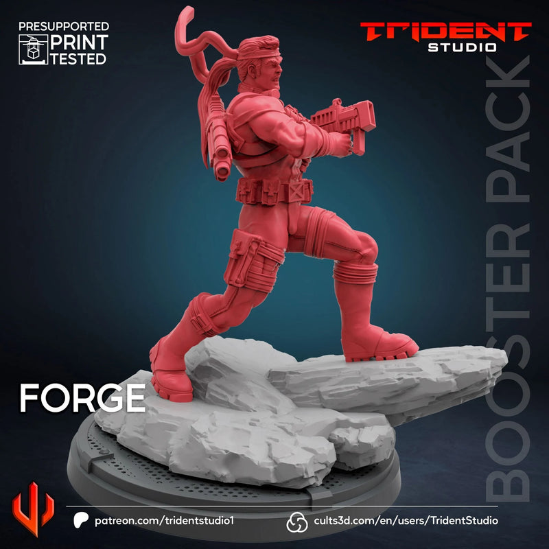 Forge Marvel MCP-compatible 40mm resin proxy miniature by Trident Miniatures - product image 4