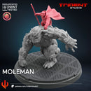 Moleman Marvel MCP-compatible 40mm resin proxy miniature by Trident Miniatures - product image 4