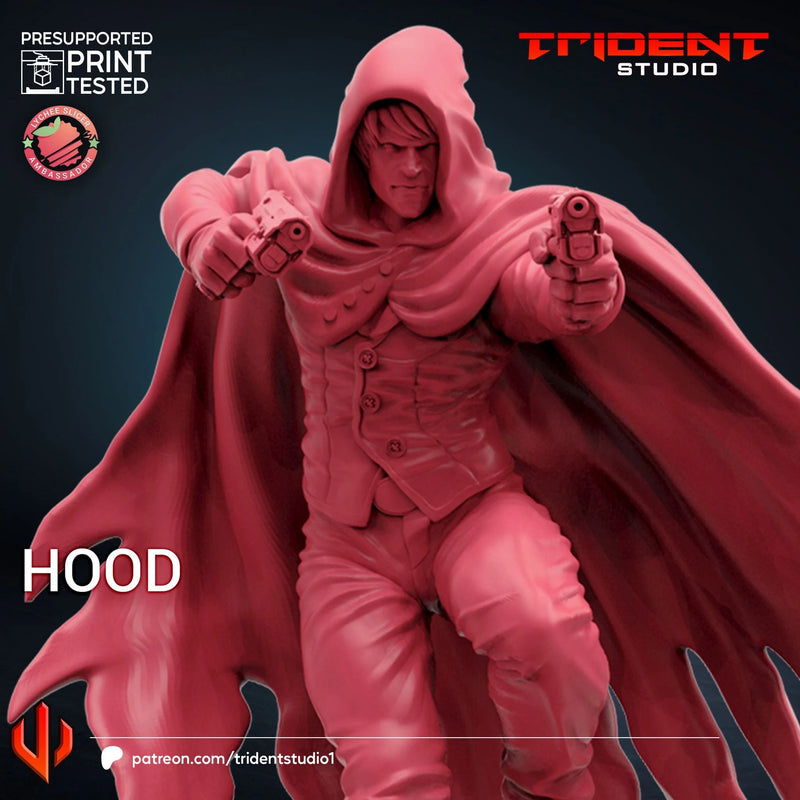 Hood Marvel MCP-compatible 40mm resin proxy miniature by Trident Miniatures - product image 4