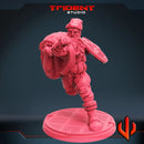 Red Guardian Xmas Special Marvel MCP-compatible 40mm resin proxy miniature by Trident Miniatures - product image 4