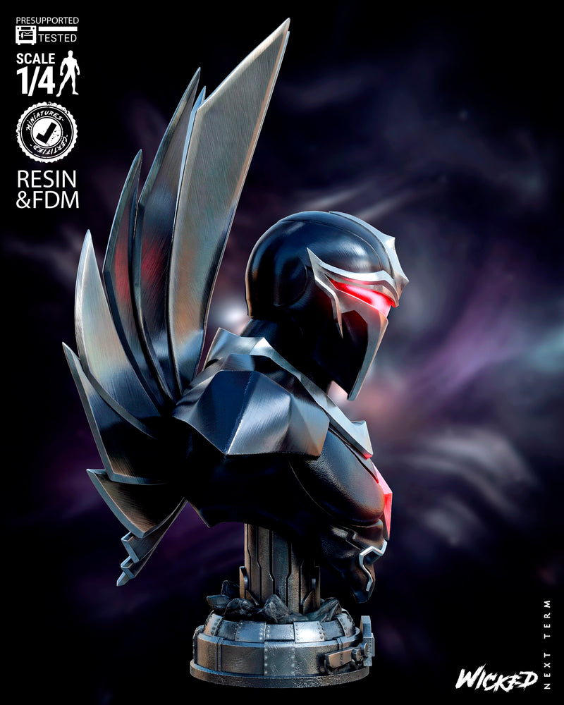 Darkhawk Portrait Bust resin bust kit view 4