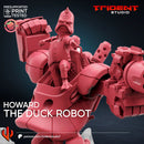 Howard The Duck And Robot Marvel MCP-compatible 40mm resin proxy miniature by Trident Miniatures - product image 4