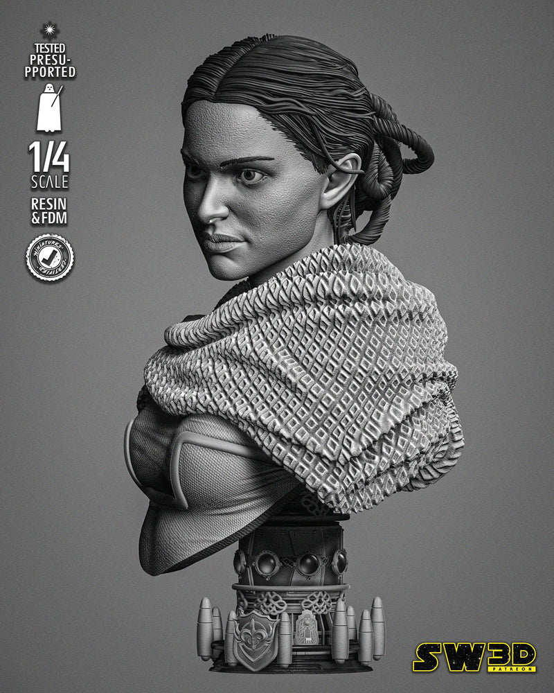 Padme Classic Portrait Bust
