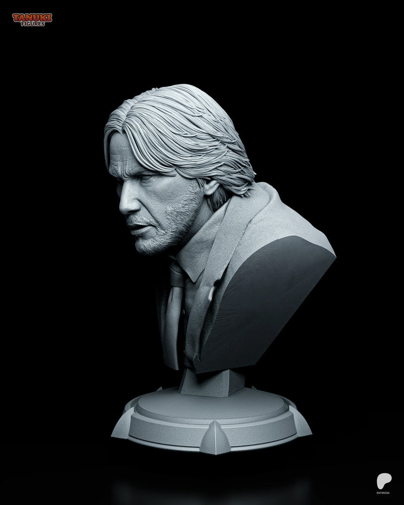 Baba Yaga Resin Statue & Bust - Bust view 4
