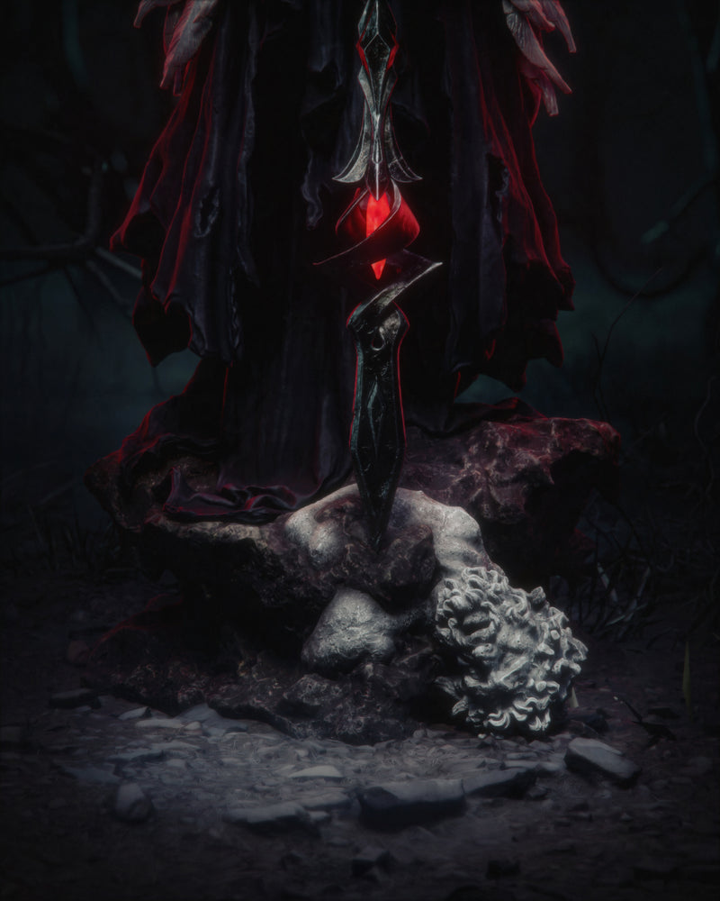 The Queen Of The Ashen Vale Statue - 1/9 Scale