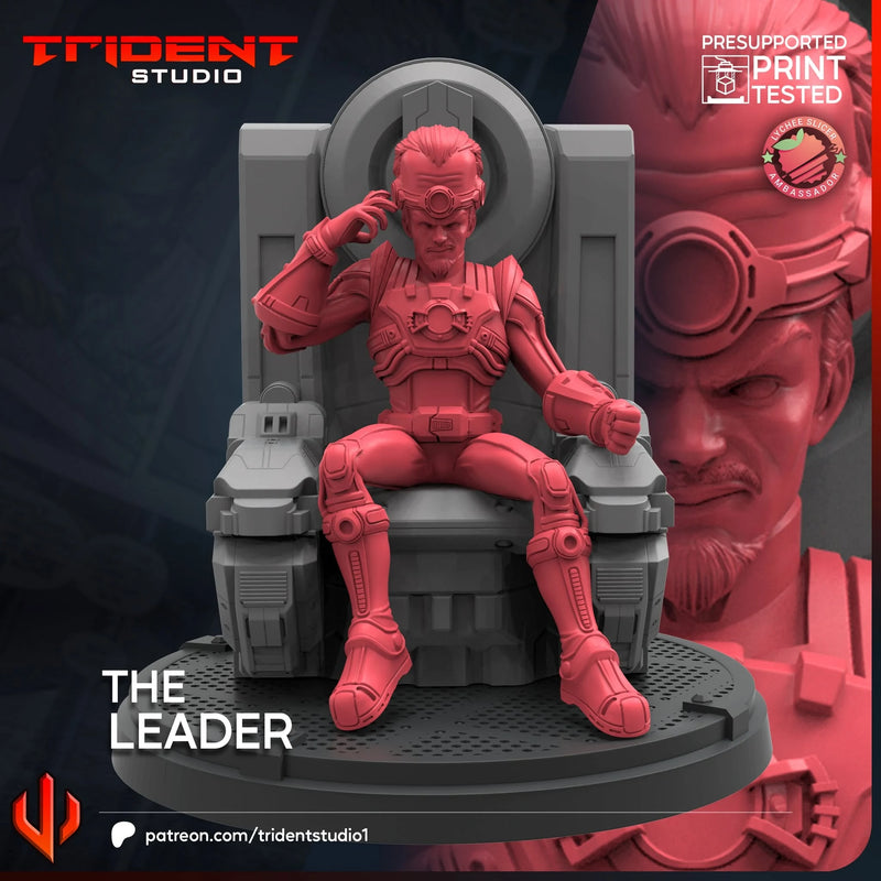 The Leader Marvel MCP-compatible 40mm resin proxy miniature by Trident Miniatures - product image 4