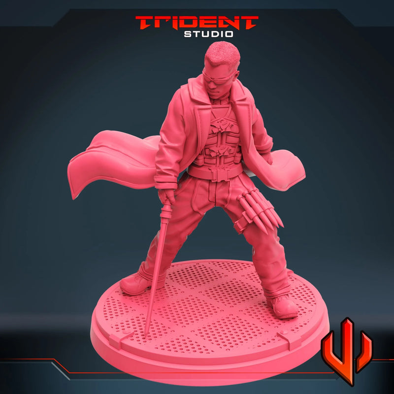 Blade Marvel MCP-compatible 40mm resin proxy miniature by Trident Miniatures - product image 4