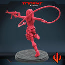 Lady Viper Marvel MCP-compatible 40mm resin proxy miniature by Trident Miniatures - product image 4