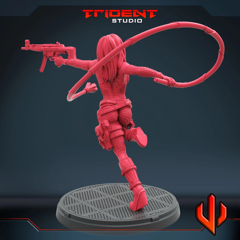 Lady Viper Marvel MCP-compatible 40mm resin proxy miniature by Trident Miniatures - product image 4