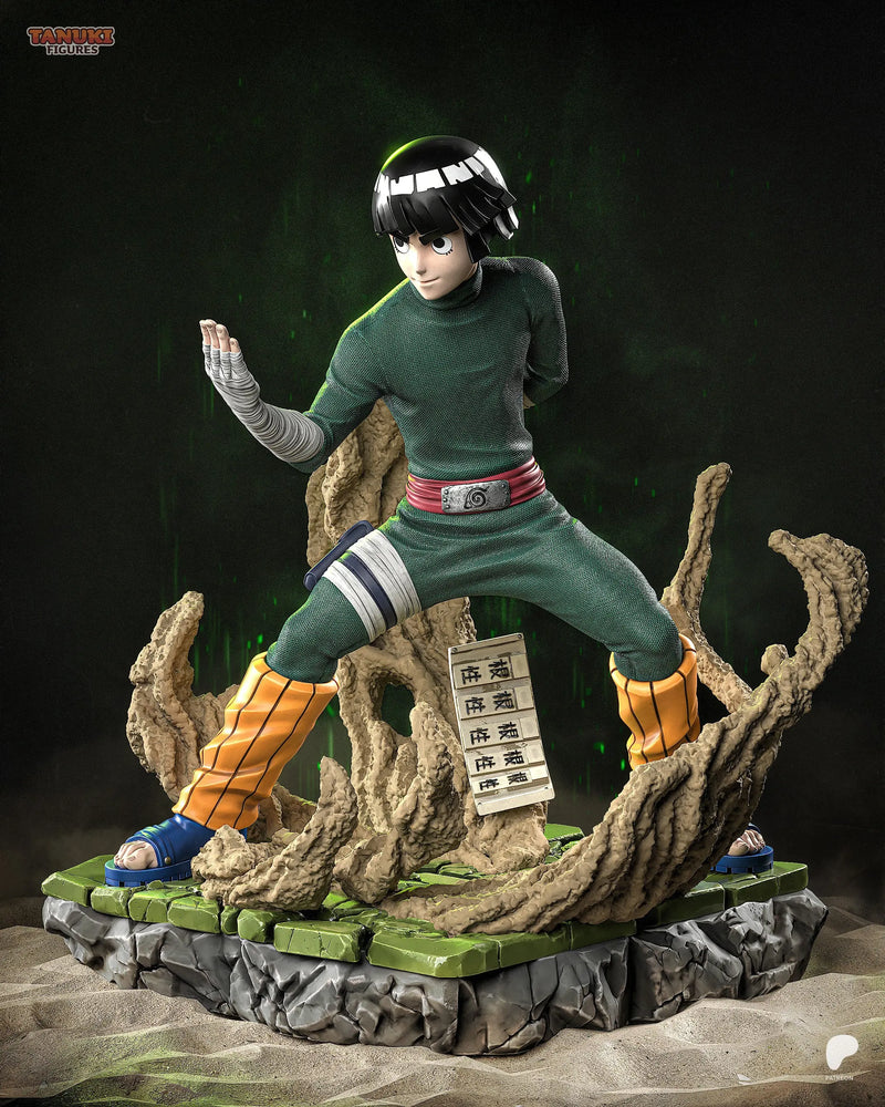 Rock Lee Resin Statue & Bust - Full Size view 4
