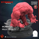 Monster Hulk Rivals - Sculpt B Marvel MCP-compatible 40mm resin proxy miniature by Trident Miniatures - product image 4