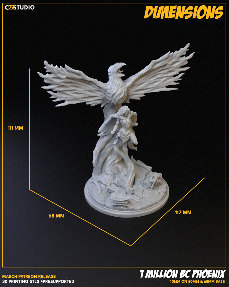 Phoenix (Mar 2025 Sculpt) Marvel MCP-compatible resin miniature by C27 Studios - product image 4