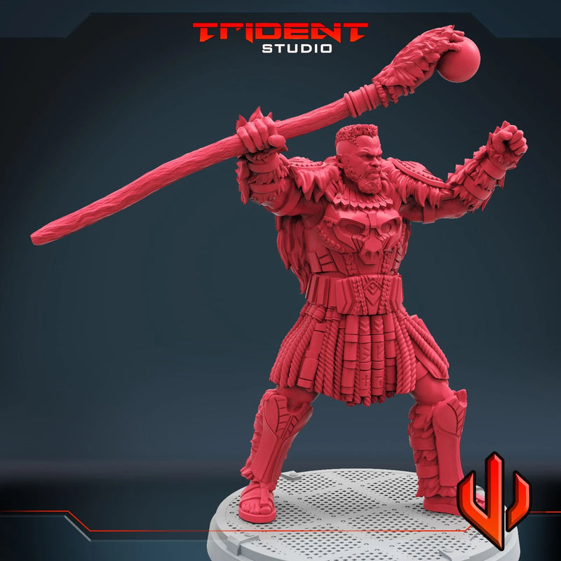 M'Baku - Sculpt A Marvel MCP-compatible 40mm resin proxy miniature by Trident Miniatures - product image 4