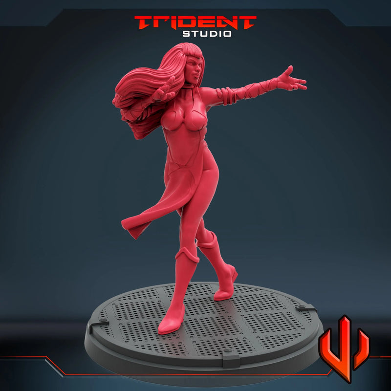 The Asp Marvel MCP-compatible 40mm resin proxy miniature by Trident Miniatures - product image 4