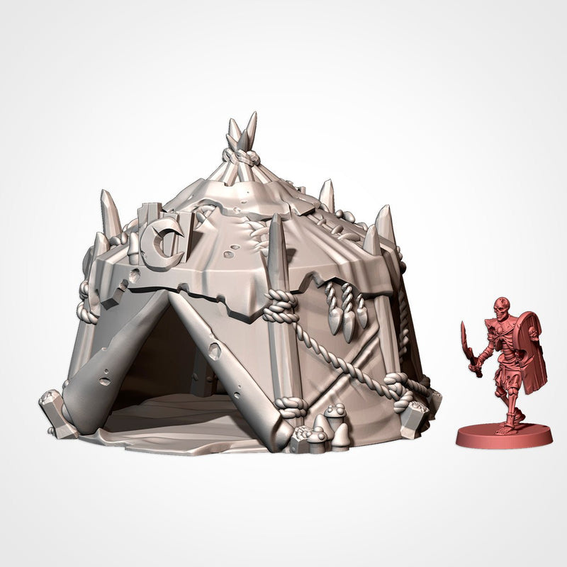 Goblin Camp 3D printed terrain view 4