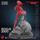 Rogue X-Men 2000 Movie Marvel MCP-compatible 40mm resin proxy miniature by Trident Miniatures - product image 4